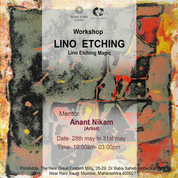 Lino Etching Workshop with Anant Nikam